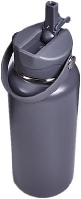 32 oz Ceramic Lining Insulated Stainless Steel Water Bottle – Double Wall acuuVm Insulation, Leak-Proof Lid & BPA-Free Design, Perfect for Hiking, Running, Sports & Outdoor Adventures (1, Grey) Brand: pingzzking